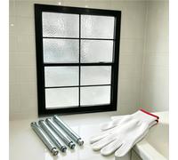 Fenêtre à suspension simple en aluminium, double couche, verre trempé, fenêtre coulissante écoénergétique pour la maison, design encastré, météo, ventilation moderne pour chambre à coucher, cuisine
