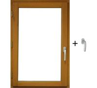 Fenetre Bois 1 Vantail H60 x L50 cm Côte Tableau Tirant Gauche, poignee (ref 010220F9)