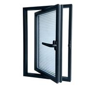 Fenêtre de Maison rectangulaire à Montage affleurant, Fenêtre de sous-Sol | Fenêtres en alliage d'aluminium avec vitrage opaque, Éclairage et ventilation(42x26in/105x65cm)