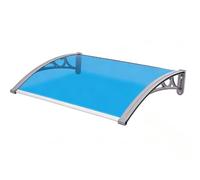 Fenêtre De Porte D'entrée en Polycarbonate,Auvent for Porte D'entrée | Forte Portance,Longue Durée De Vie,For Volet Solaire,Protection Contre La Pluie Et La Neige.(60x80cm/24x32in)