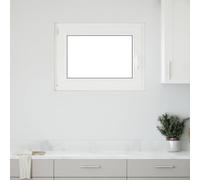 Fenêtre de Sous-sol Oscillo-battante en PVC et Verre | Cadre multi-chambres,joint d'étanchéité,ouverture basculante,usage résidentiel et utilitaire,entretien au chiffon humide