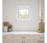 Fenêtre de sous-sol RISOR 60 x 55 cm en PVC et verre | Ouverture oscillo-battante,cadre multi-chambres,joint d'étanchéité,entretien simple,bâtiments résidentiels et utilitaires