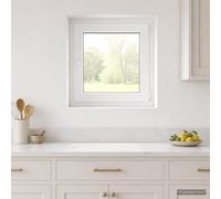 Fenêtre de sous-sol RISOR 70 x 70 cm en PVC et verre | Ouverture oscillo-battante,cadre multi-chambres,joint d'étanchéité,usage résidentiel et utilitaire