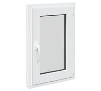 Fenêtre de sous-sol RISOR Blanc 50 x 75 cm PVC et verre