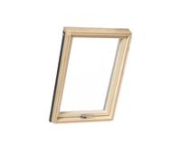Fenêtre de toit 55x78 cm, bois, Slim Pine, couleur intérieur pin, couleur extérieur anthracite, double vitrage
