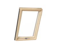 Fenêtre de toit 55x98 cm, bois, Slim Pine, couleur intérieur pin, couleur extérieur anthracite, double vitrage