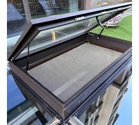 Fenêtre de toit électrique avec télécommande, design étanche, double couche en verre trempé pour un éclairage et une ventilation optimaux, installation facile