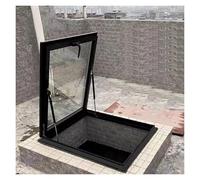 Fenêtre de toit personnalisée 81,3 x 61 cm - Trappe d'aération grenier - Sortie émeraude - Idéale pour les sous-sols, maximise la lumière naturelle, design multi-angle pour une vision optimale.