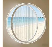 Fenêtre de Ventilation pivotante, fenêtre de sous-Sol Ronde sur Mesure en Verre trempé - Joint étanche, Installation encastrée pour Remise, Salle de Bain, Cuisine - Tailles de Remplacement d