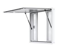 Fenêtre - DUOKU - 36""x36"" - Alliage d'aluminium - Coulissante - Manuel