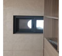 Fenêtre horizontale en aluminium avec C trempé s & Sn 30,5 x 35,6 cm, idéale pour salle de bain, cuisine, cave, ménage (40 x 30 cm)