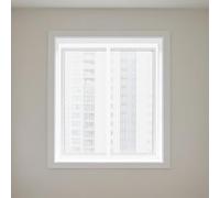 Fenêtre Moustiquaire Magnétique 70 x 95 cm Perçage Maille Ultra Fine Moustiquaire de Balcon Amovible, Facile à Installer pour Balcon, Chambre et Salon, Blanc