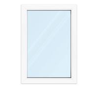 Fenêtre pvc, Largeur: 700 mm; Hauteur: 1000 mm; Profil IDEAL 4000; blanc