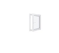 Fenêtre PVC - LxH 700x900 mm -Triple Vitrage - Blanc -poignée à gauche