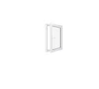 Fenêtre PVC - LxH 800x1000 mm -Triple Vitrage - Blanc -poignée à gauche