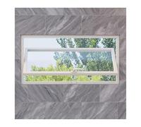 Fenêtre rectangulaire encastrée à Rotation à 360° pour abri de Jardin, avec axe Central pivotant, idéale pour Salle de Bain, Chambre, Salon (L x l x H : 100 x 40 cm)