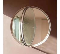 Fenêtre Ronde en Alliage d'aluminium avec Verre trempé, équipée de hublots Blancs en Alliage d'aluminium, idéale pour la Ventilation et la décoration de la Maison (60 cm/23,6")