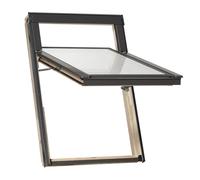 Fenêtre toit ouverture projection, Bois, RoofLite+ by Velux, Solid Pine, 55x78 cm, int. Pin