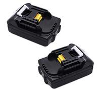FengBP® Lot de 2 batteries de rechange BL1815 BL1830 18 V 1,5 Ah 1500 mAh pour batterie Makita BL1815, BL1815 N, 194205-3, 194309-1, 196235-0, 194513-2 LXT400 BMR100 BHP451 BHP452