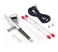 Fengda FE-130K Professionnel Pistolet aerographe kit / double action / avec aiguille de 0,2 / 0,3 / 0,5 buse et tuyau.
