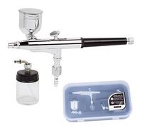 Fengda Performance BD-134 Pro Set Aérographe multifonctions à action latérale à double action avec jeu de buses de 0.30mm, coupelles latérale et à siphon