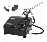 Fengda professionnelle Kit aérographe avec compresseur intelligent FD-207K pour tatouages, modèles, décoration de gâteaux, graphiques automobiles, etc.