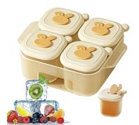 fengminmaoyi Bac de congélation alimentaire - Pot à yaourt enfant | Bac de congélation pour purée de bébés,Pour parents baby-sitters crèche maison appartement cuisine salle à manger lait