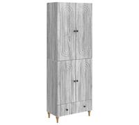 Fengshui Lot de 2 armoires - 66 x 34,5 x 95 cm - En bois | Design modulaire, étagères avec compartiments et tiroirs, pour salon et bureau