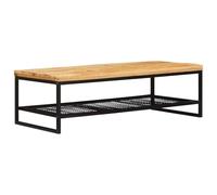 Fengshui Table basse rectangulaire en bois massif de mangue, 110 x 55 x 35 cm