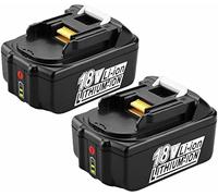 FengWings® 2 X BL1850 BL1850B BL1830 BL1840 de Rechange pour Makita BMR100 BMR102 DMR100 DMR110 DMR101 DMR103B BMR104 BMR103 DMR105 DMR106 DMR102 DMR109 DMR107