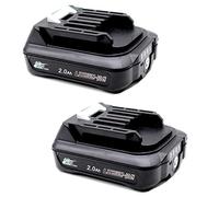 FengWings® 2X BL1021B 12V 2,0A, Compatible avec Makita 12V Batterie BL1016 BL1015 BL1020B 197339-1 197296-9 DF031D DF0331D TD110D JR103D HSS01D HP332D HP333D MP100D MP100DZ