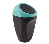 FENIQG 1 Pièce Poubelle Voiture pour Renault Captur II JB/Je 2019-Present, Mini Poubelle Auto avec Couvercle à Ressort, Boîte de Rangement Portable pour Porte-Gobelet,Blue