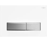 Fenix 09 bouton de chasse d'eau, blanc/chrome mat /compatible avec Geberit Sigma UP300 et UP320/ (600929)