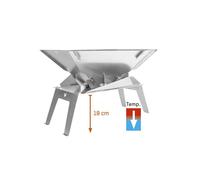 FENNEK - Hexagon Stand-up - Socle pour foyer en acier inoxydable à emboîter