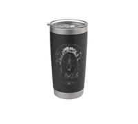 Fenrir Wolf Odins Valknut Fenriswolf Viking Walhalla Gobelet isotherme en acier inoxydable double paroi
