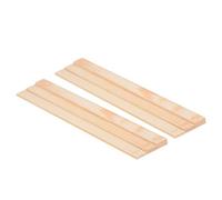 Fenteer 6 Guides de Rouleau à Pâtisserie En Bois, Bandes de Mesure, pour La Poterie et La Création de Tartes En Argile.