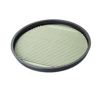 Fenteer Assiette de nouilles soba froides, plateau pratique pour nouilles udon, avec tapis d'égouttage pour cuisine de restaurant, Rond