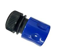 Fenteer Connecteur Rapide pour Tuyau d'arrosage 1/2 ", raccord de Robinet, raccords de tuyaux pour l'extérieur, Bleu et Noir