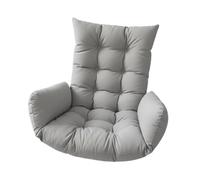Fenteer Coussin de Siège Hamac en Forme de Panier en Forme D'œuf, Coussin de Balancelle en Polyester Résistant à l'usure, Confortable, Adapté à Une Ut, Gris Clair
