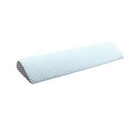 Fenteer Coussin Lombaire Oreiller Ergonomique Cale-Reins Repose-Dos de Lit en Mousse à Mémoire de Forme Portable Convient pour Le Repos Le Le Canapé E, Gris Foncé