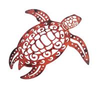 Fenteer Décoration Murale En Fer Ajouré En Forme de de Mer, 29,5 X 29,5 Cm, Ornement Polyvalent à Suspendre, Rustique, pour Cuisine, Balcon, Installati, Style C