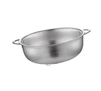 Fenteer Égouttoir à Riz En Acier Inoxydable à Mini-trous, Il Vous Permet De Filtrer Les Spaghettis, Le Riz, Les Légumes Et Les Fruits - E 28.5cm