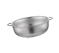 Fenteer Égouttoir à Riz En Acier Inoxydable à Mini-trous, Il Vous Permet De Filtrer Les Spaghettis, Le Riz, Les Légumes Et Les Fruits - D 25.5cm