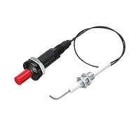 Fenteer Kit D'allumeur Piézoélectrique à Bouton-Poussoir, Fil de 30 Cm pour Barbecues à et Cheminées Extérieures
