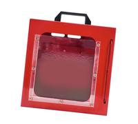 Fenteer Kit de Boîte de Consignation Robuste En Acier avec Fenêtre de Visualisation, Organisateur de Multi-utilisateurs et Rangement Portable, Adapté, Longueur 23 Cm