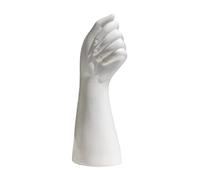 Fenteer Main de l'homme Forme en Céramique Vase Artificielle Fleurs Pot 23.5cm Table Bureau Ornements