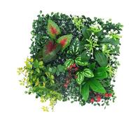 Fenteer Panneau Végétal Synthétique, 30x30cm, Décoration Naturelle pour Extérieur, F
