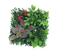 Fenteer Panneau Végétal Synthétique, 30x30cm, Décoration Naturelle pour Extérieur, G