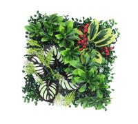 Fenteer Panneau Végétal Synthétique, 30x30cm, Décoration Naturelle pour Extérieur, H