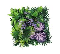 Fenteer Panneau Végétal Synthétique, 30x30cm, Décoration Naturelle pour Extérieur, je